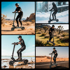 Customized two-wheel adult folding off-road electric scooters for off-road dual-drive high-power electric scooters from the factory
