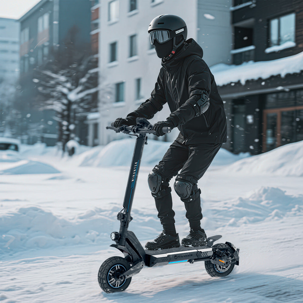 Customized two-wheel adult folding off-road electric scooters for off-road dual-drive high-power electric scooters from the factory