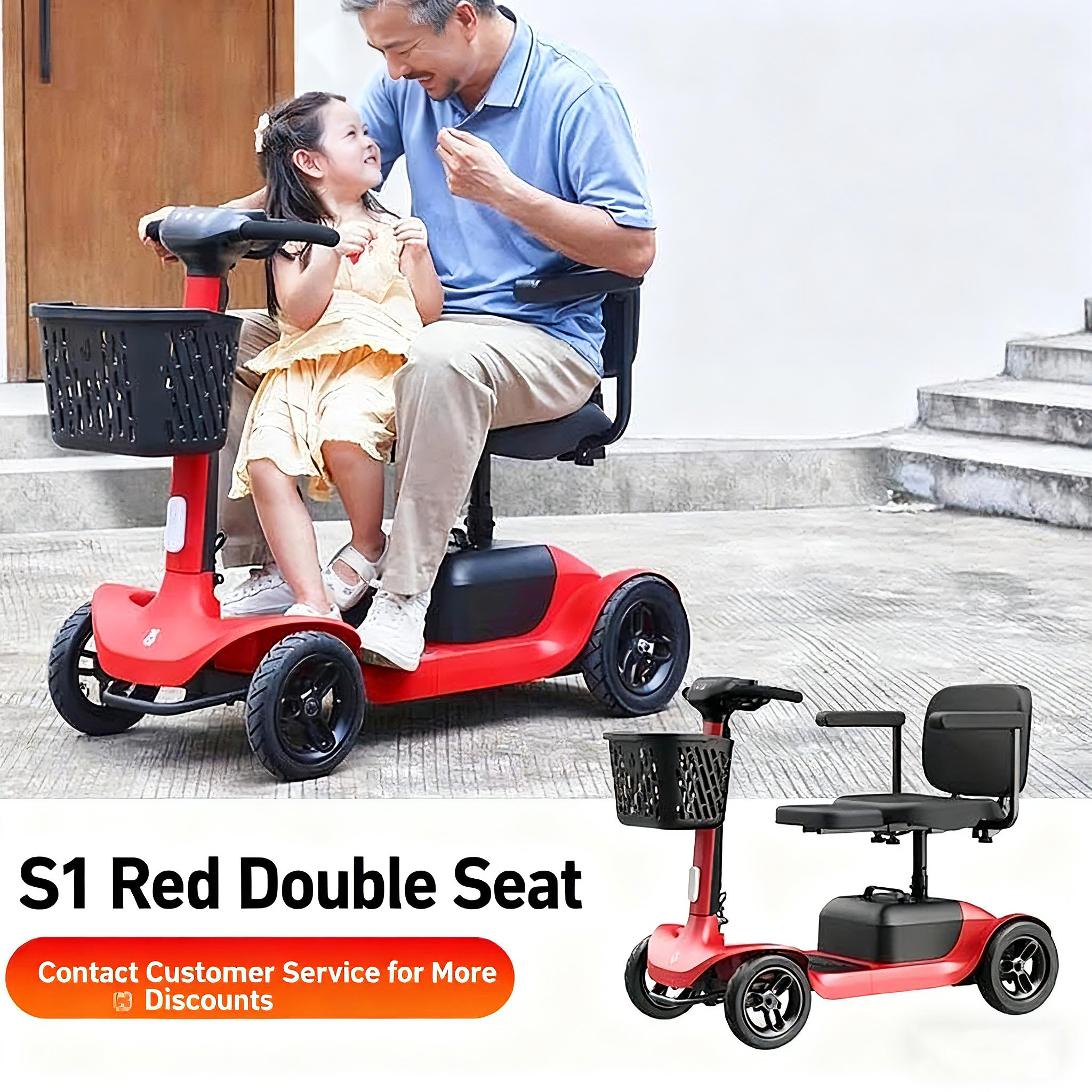 Safe, low-speed, stable, new energy, commuter vehicle/electric vehicle/leisure vehicle, easy to park vankehui,Folding Paiseec two-in-one electric wheelchair W1 S3, Paiseec d3, Paiseec two-in-one electric wheelchair W1