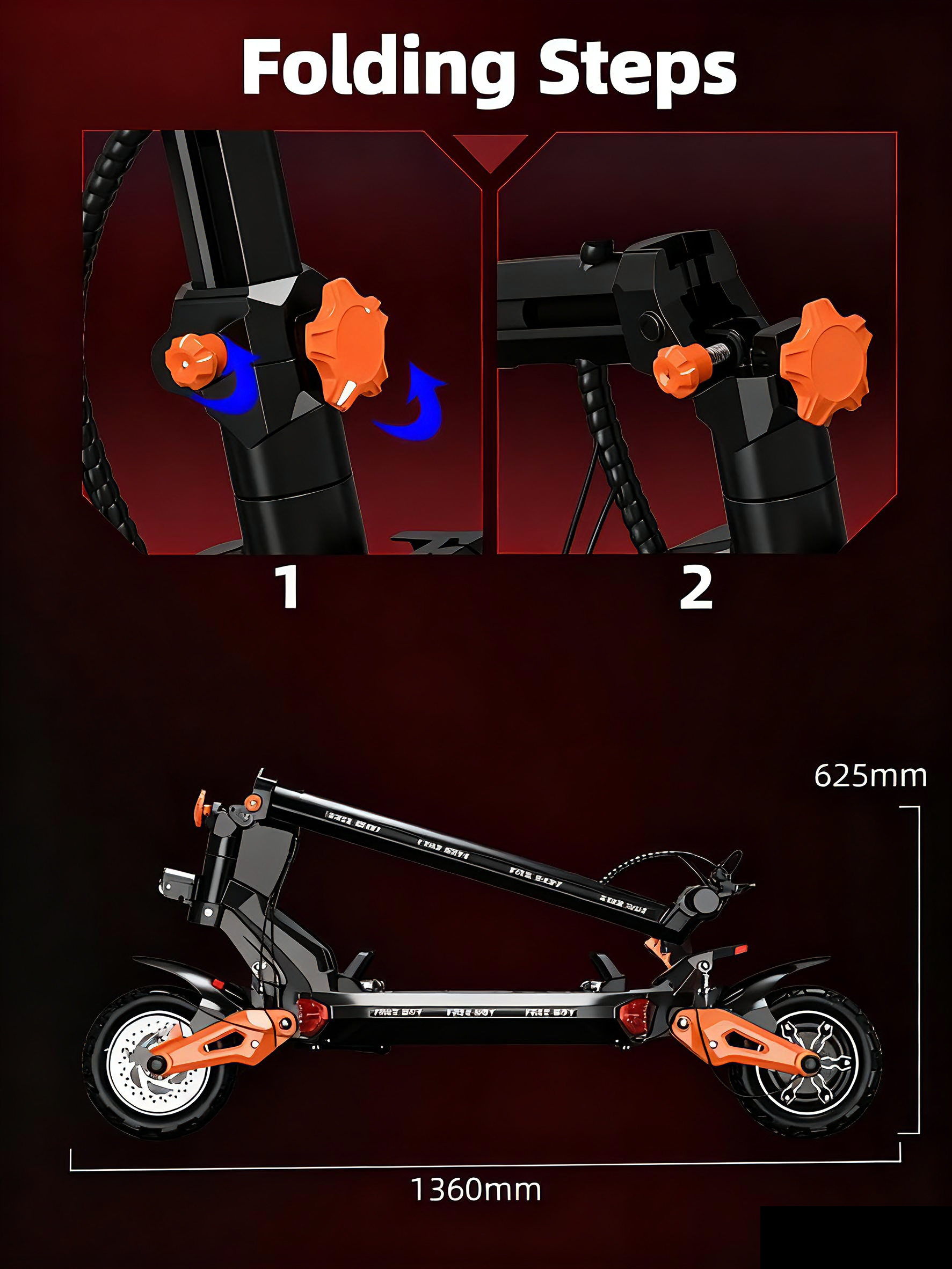 Lithium battery electric scooters are directly shipped overseas to the United States and Canada. 6000W dual-drive long-range electric scooters for adults
