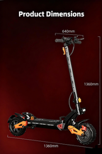 Lithium battery electric scooters are directly shipped overseas to the United States and Canada. 6000W dual-drive long-range electric scooters for adults