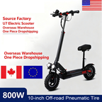 Adult electric scooter, 1200W motor, 48V, 21AH folding electric scooter, 11 fat tire electric mountain scooter