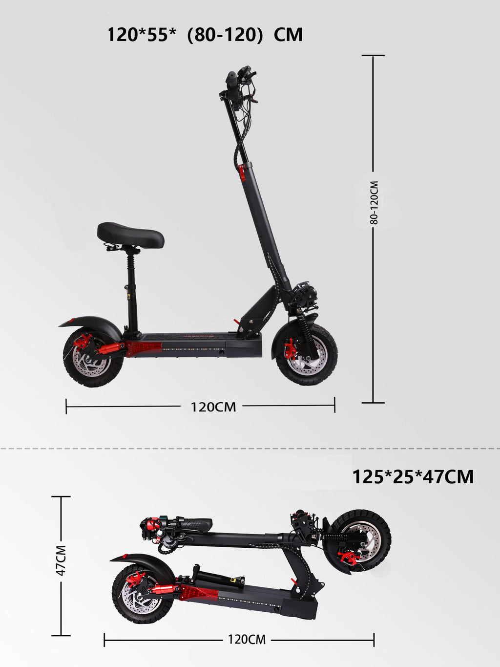 FREEBOY J11 PLUS Adult Electric Scooter 1200W Motor 48V 21AH Folding E-Scooter 11 Fat Tire E-Mountain Scooter