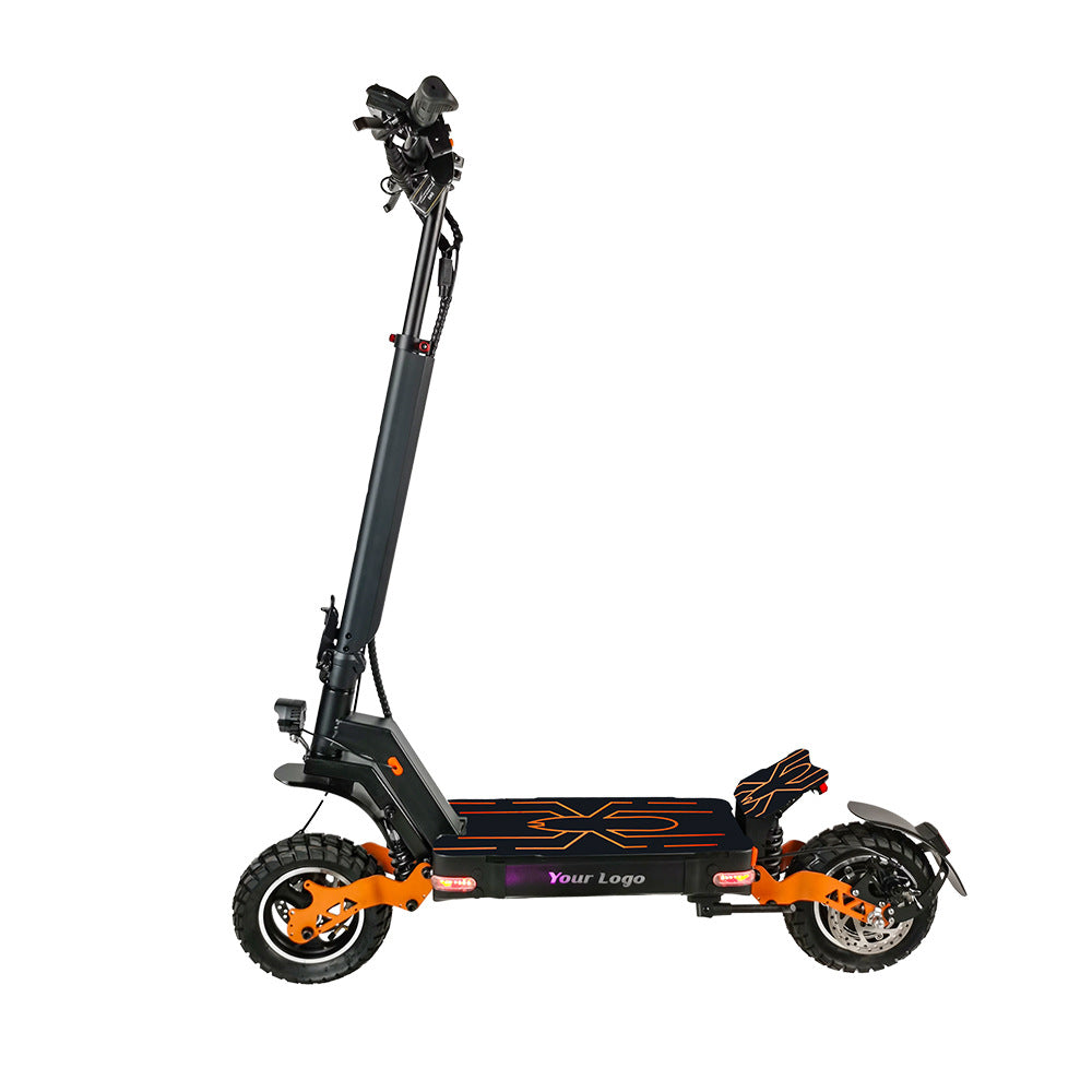 48v 20AH Dual-shock absorption off-road electric scooter, adult standing bike, high-power folding electric scooter, long range