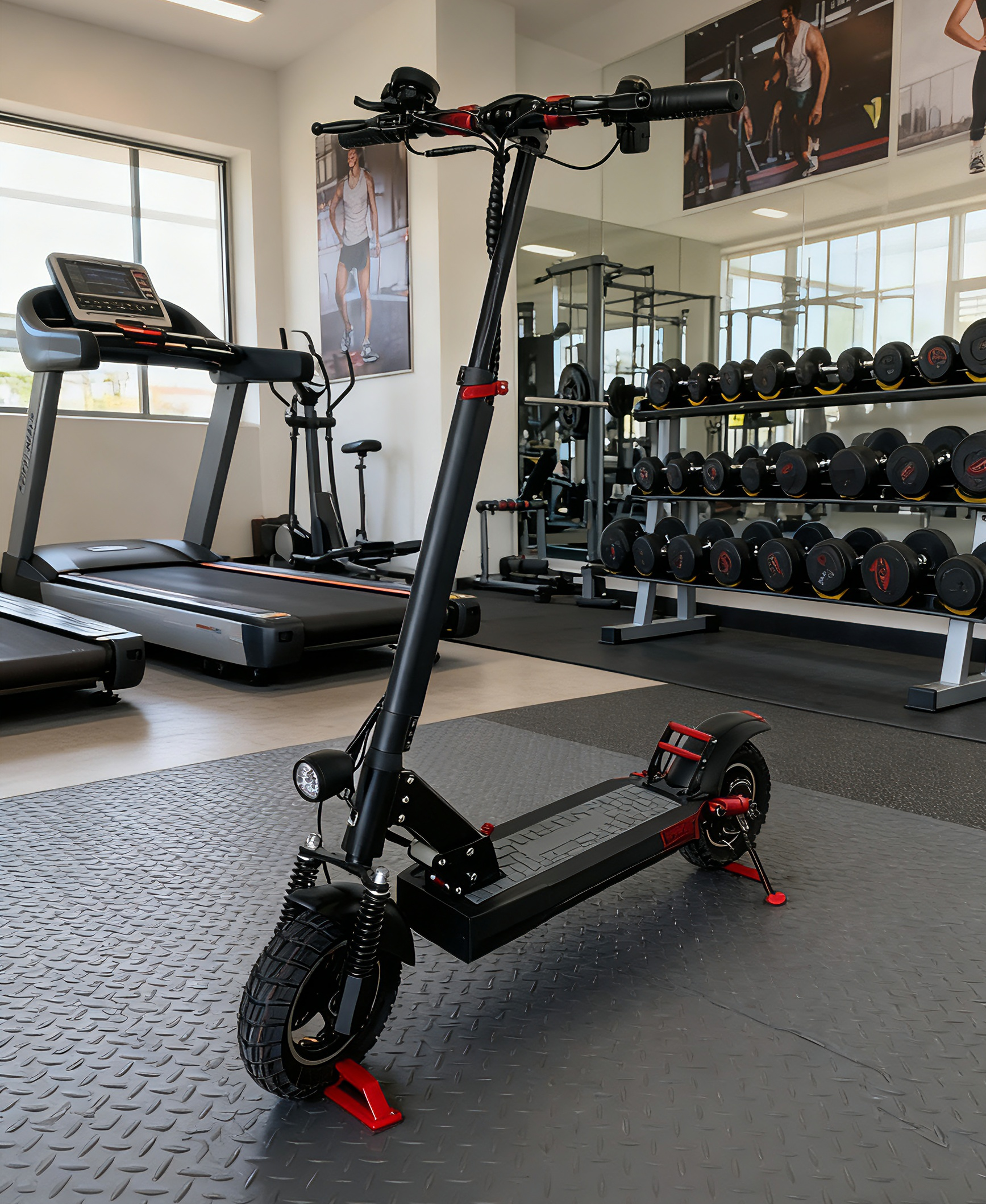 48v 500w adult E-scooter with dual shock absorption, M4 pro European off-road electric scooter