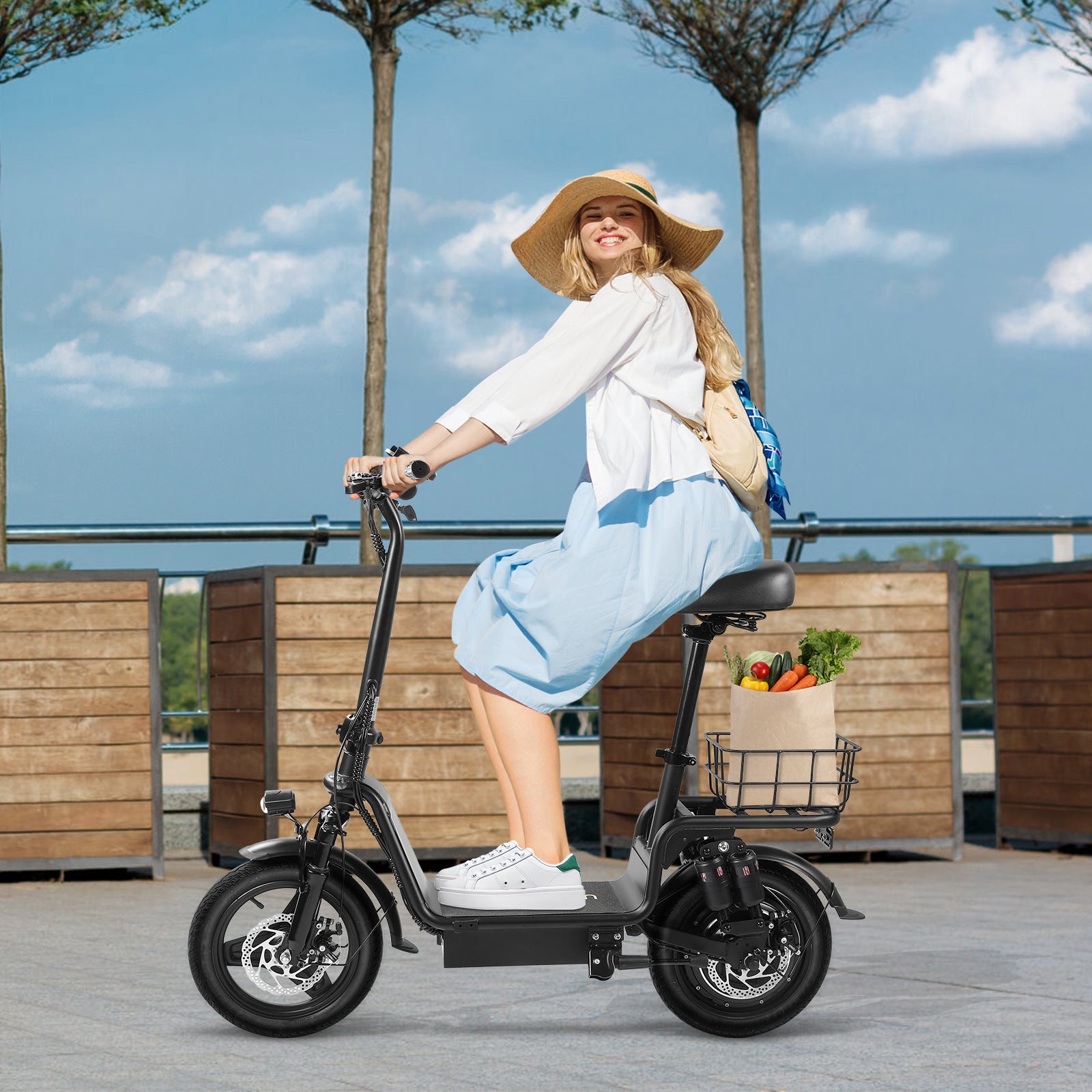 Cross-border exclusive supply of E-bike electric scooters, electric scooters, mobility scooters, light scooters, electric bikes, bicycles, and seated transportation vehicles.