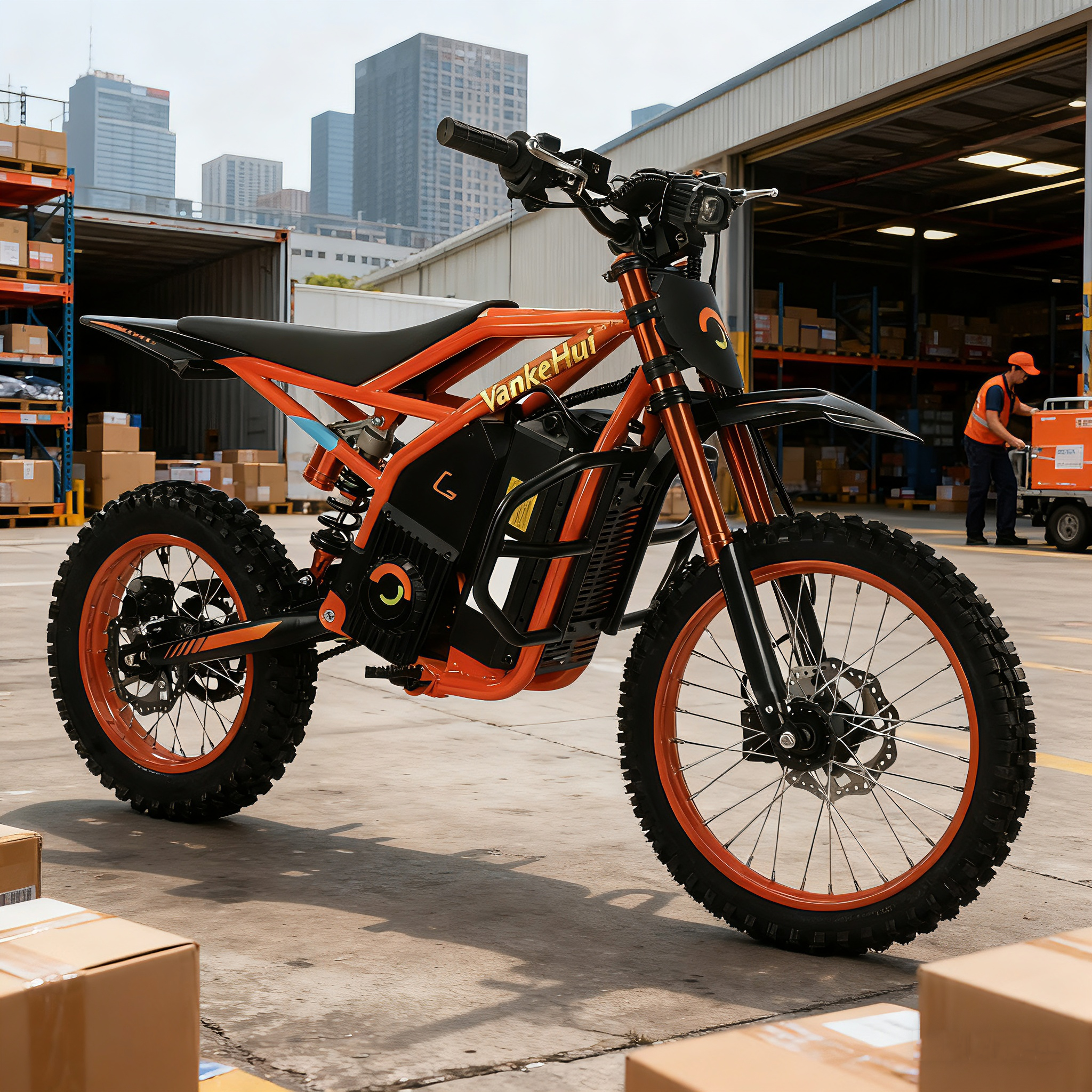 VankeHui，Factory electric vehicles, global supply，two-wheel electric motorcycles, 60V 2500W 27AH，Electric mobility scooter, unisex electric vehicle, long range, front and rear oil disc brakes