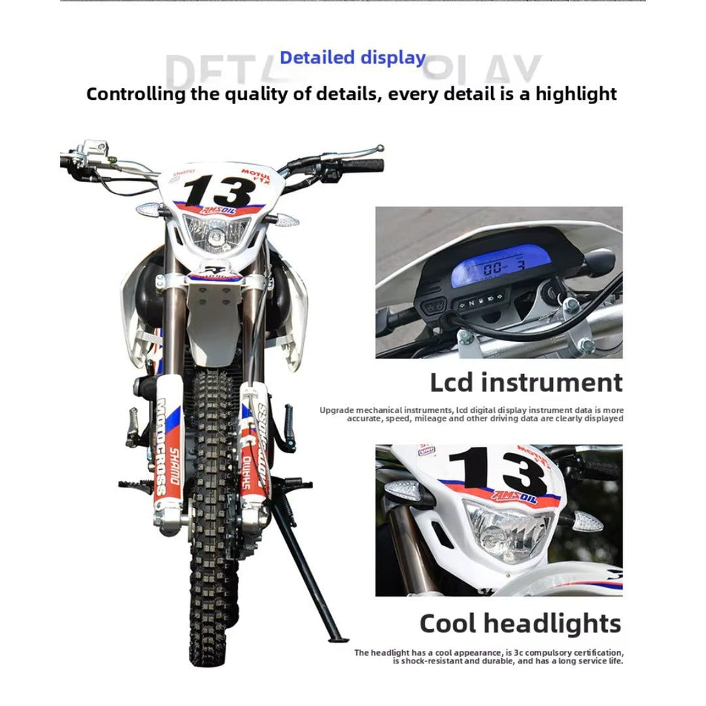 Factory direct sales of high-end 250Cc off-road motorcycles, national four-fuel injection M4, can be registered for mountain bike trails, motorcycles, electric motorcycles, mountain bikes, off-road bikes and racing cars