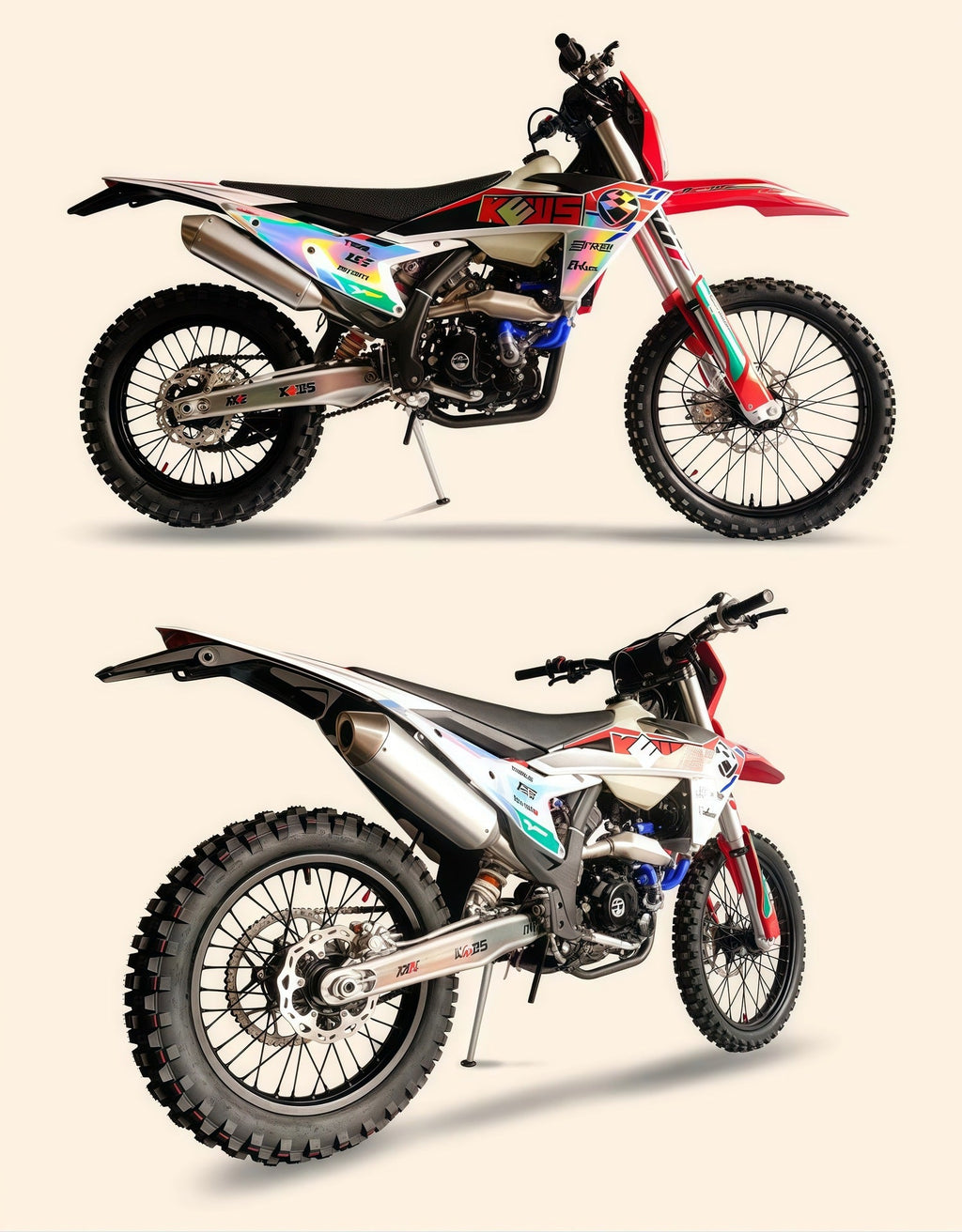 Factory direct sales of Kews K23 Nb300 300cc off-road motorcycle brushless motor high track version with mountaineering and off-road leisure commuter vehicle