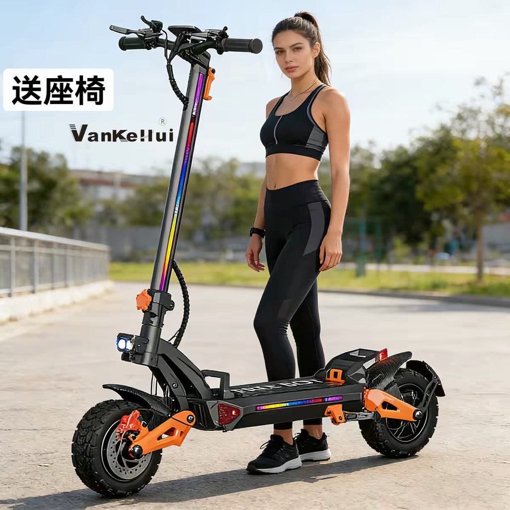 supporting OEM/ODM and LOGO customization，60V 26AHDual-drive lithium battery folding scooters, two-wheel flatbed scooters