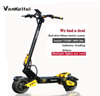Dual drive 60V 28AHVankeHui, a premium two-wheeled lithium battery-powered electric scooter with dual drive, 1600W and 60V