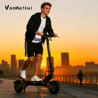 Supports OEM/ODM, LOGO customization, two-wheeled electric scooters, skateboard leisure outdoor transportation tools, dual-drive folding lithium battery two-wheeled flatbed trucks, Vanke Hui, 1600V, 60V