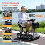 Mobility Scooter for Adults - 35 Mile Range, 6MPH Max Speed, Foldable Mobility Scooter withreywmer.com https://www.reywmer.com Comfort Seat & Basket, Lightweight 79lbs for Seniors and Commuters