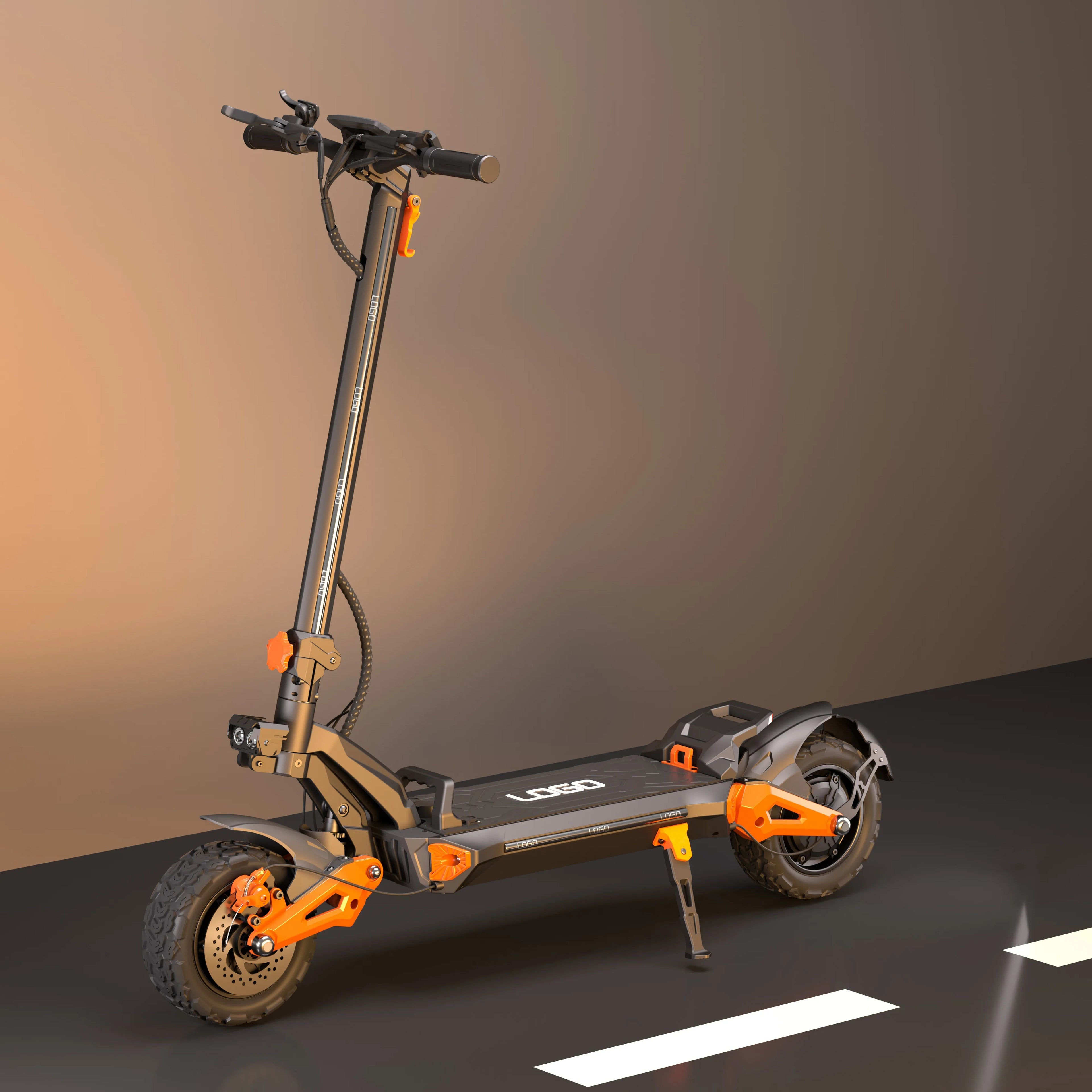 2025 New 6000w Dual Motor 60v 30ah Electric Scooter Max Speed 80km/h Range 75km Foldable 11 Inch Off-road Tires Electric Scooter