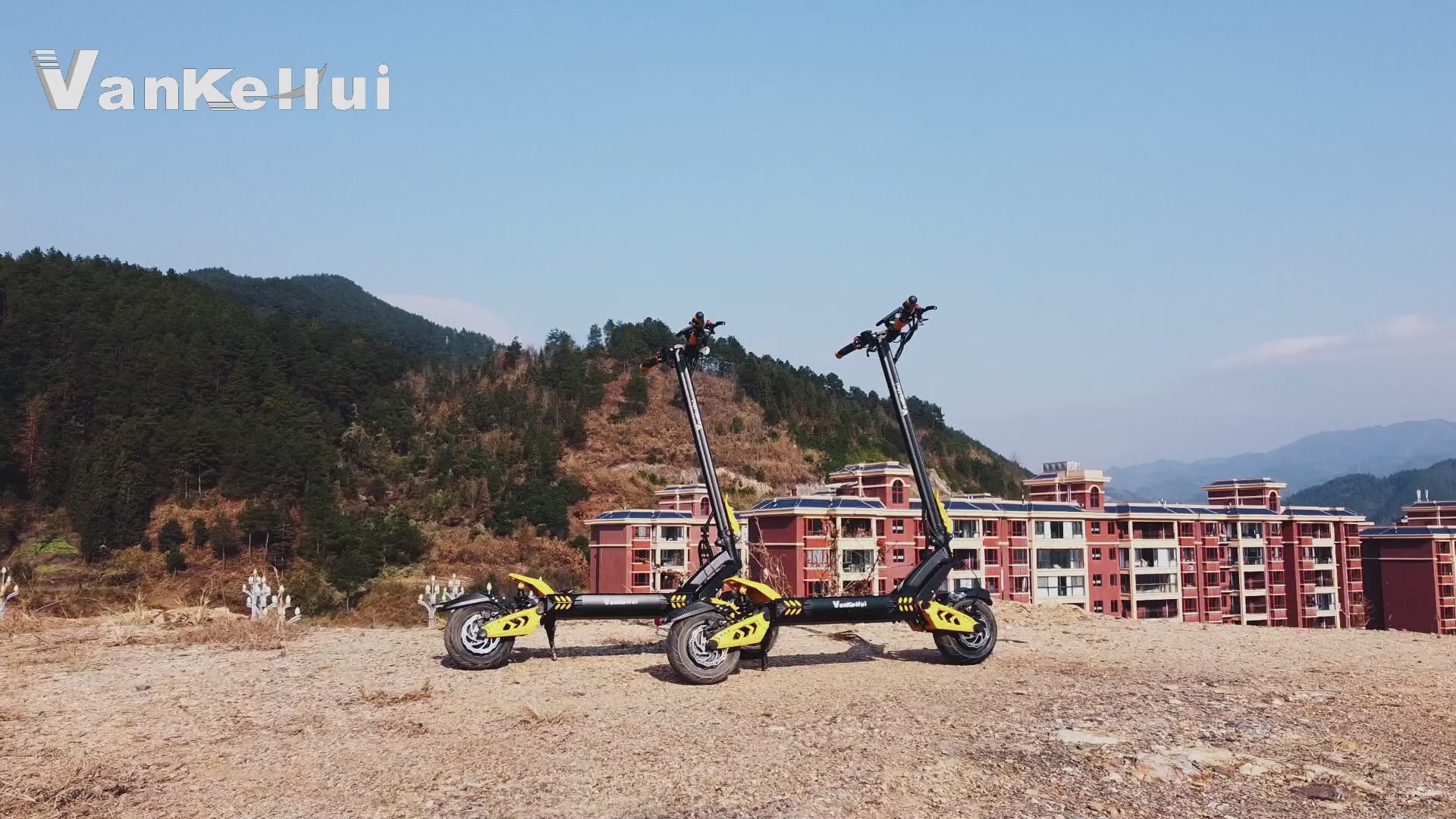 Supports OEM/ODM, LOGO customization, dual-drive folding lithium battery two-wheeled flatbed truck VankeHui