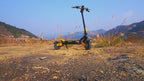 Two-wheel lithium battery off-road dual-drive high-power electric scooter factory customization two-wheel adult folding off-road electric scooter